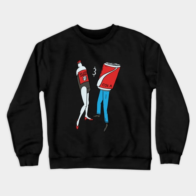 Rum & Cola Crewneck Sweatshirt by Thomcat23